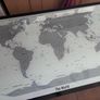 Glass Topped World Map Desk 120x60 Image 2
