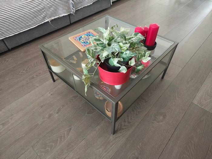 IKEA VITTSJO Coffee Table (black-brown/glass version)