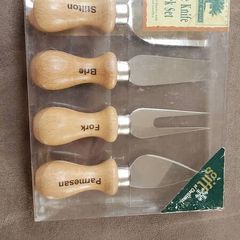 Cheese, Knife and Fork Set