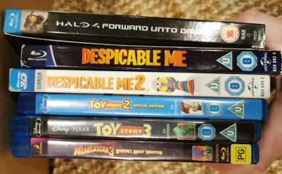 6 blu rays