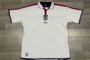 Vintage 2003/05 Umbro England Home Reversible Jersey Shirt Men XXL