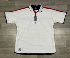 Vintage 2003/05 Umbro England Home Reversible Jersey Shirt Men XXL