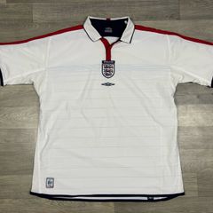 Vintage 2003/05 Umbro England Home Reversible Jersey Shirt Men XXL