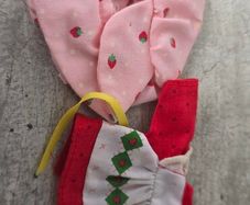 Strawberry Shortcake Dress and Hat HTF AGC Kenner Same Era as MLP G1 My Little Pony 1979