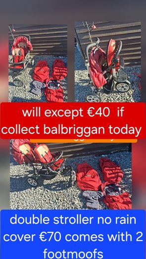 double  single triplet stroller