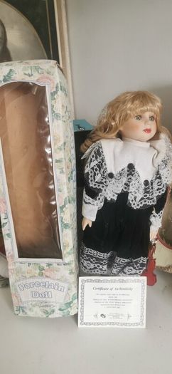 vintage porcelain doll