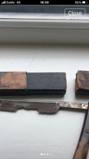 antique razor