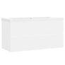 Sink Cabinet with Built-in Basin White Chipboard Image 2