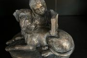 Bronze Figurine by Barry Ormond Reading Lesson