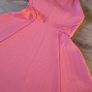 H&M coral skater dress size uk8 Image 2
