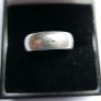 Vintage Sterling Silver  Band Ring 5g size O1/2 Image 2