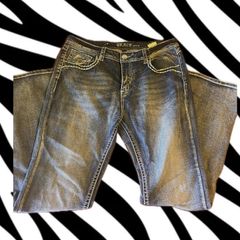 Grace's Men's Blue and Navy Jeans