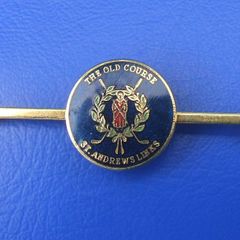 ST. ANDREWS OLD COURSE (golf course Scotland) - enamelled tiepin badge
