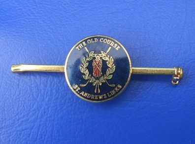 ST. ANDREWS OLD COURSE (golf course Scotland) - enamelled tiepin badge