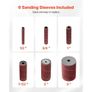 Oscillating Spindle Sander 2000RPM Benchtop Spindle Sander with 6 Sleeves (12.7-76.2 mm) 15 mm Stroke  Dust Connection Port for Furniture Finishing Crafts Sanding DIY Woodworking Image 6