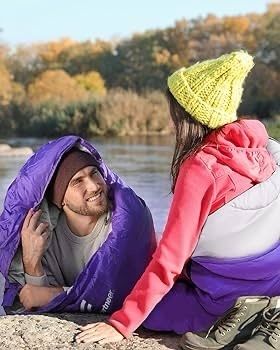 NEW SALE | Sleeping Bag Camping Sleep Bags: Sportneer Warm Sleeping Bags for Single Adults 3-4 Season Waterproof Lightweight Large Ultralight suit for Adult Man Fishing Travel Outdoor