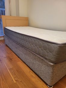 Single mattress +bed