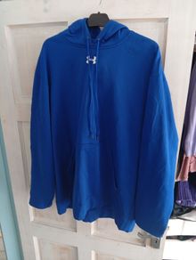 Blue under armour pullover hoodie
