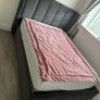 Dark Grey Double Bed FRAME ONLY Image 2