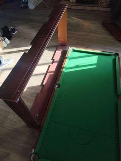 6x3 slate top pool table