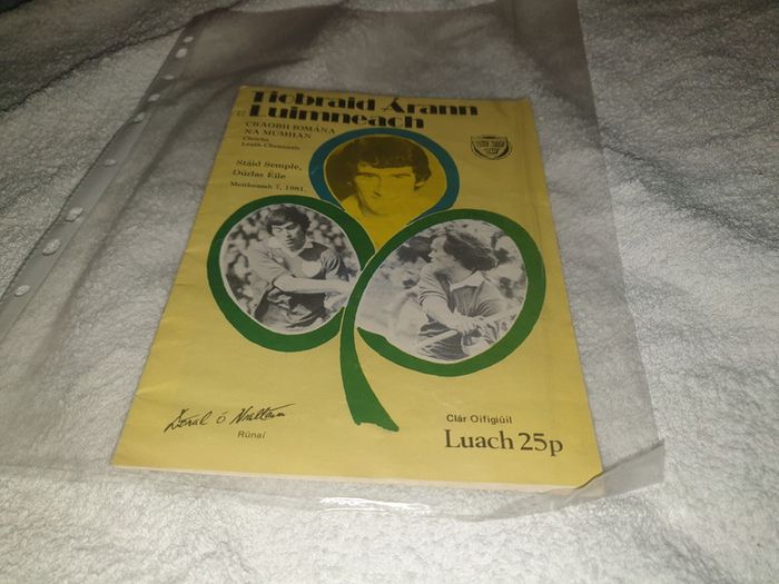 Old & Rare Gaa Programme For Sale Here