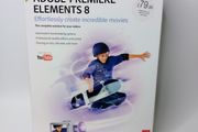 Adobe Premiere Elements 8 Software - New Sealed - Rare Retro Vintage - Free Delivery