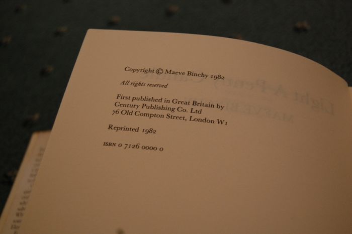 Maeve Binchy First Edition Hardbacks