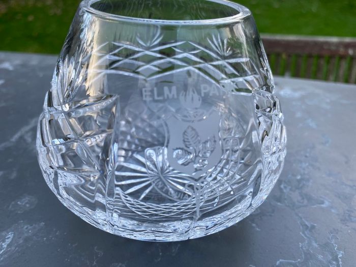 Vintage Elm Park Crystal Bowl