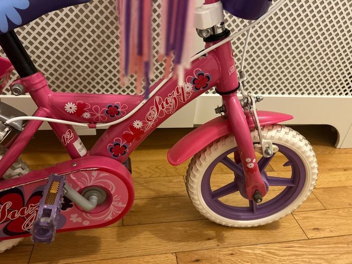 Girls Pink Suzy Bike - 12"