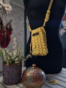 Macrame Phone Pouch