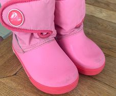croc fleece lined boots
