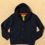 navy blue Shawl Neck Cardigan Image 3