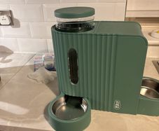 Automatic cat dog feeder