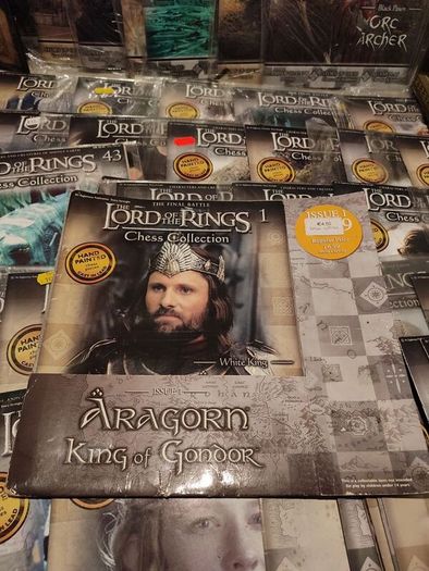 Eaglemoss Lord of the Rings Chess Collection Chessboard 3D Board Binder Magazines No Figures