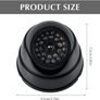 Dummy Cameras Fake CCTV 2PCS, Dome Dummy Fake Security CCTV Camera Simulation Monitor with Flashing LED Light, Dummy CCTV Camera Outdoor Indoor, Dummy Fake Camera Waterproof with 2 CCTV Signs + Screws Image 3