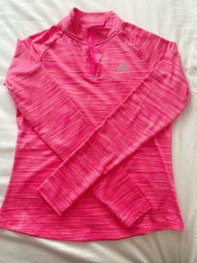 Montirex Trail 1/4 Zip Top in neon pink