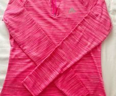 Montirex Trail 1/4 Zip Top in neon pink