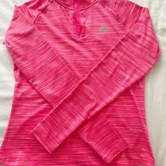 Montirex Trail 1/4 Zip Top in neon pink