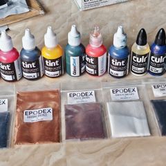 GlassCast & EPODEX Epoxy Resin Pigment Colour Bundle