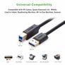 USB 3.0 A Male to B Male Printer monitor Cable Black Image 2
