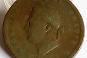 1826 Penny King George IV copper coin