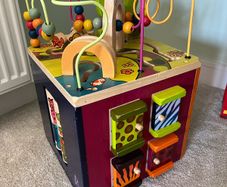 Battat Zany Zoo Wooden Activity Cube Assortment
