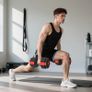 4-in-1 Dumbbell Set Dumbbells Adjustable Barbells 25 KG for Home Strength Training Image 4