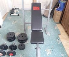 Weight bench and weights