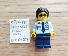 lego cty1678 passenger plane pilot, set 60367