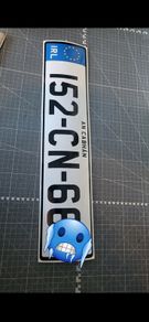 Sticker number plates