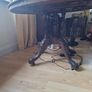 antique tilt top table Image 2