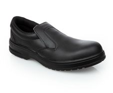 Slipbuster Unisex Safety Slip On Black Work Shoes