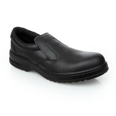 Slipbuster Unisex Safety Slip On Black Work Shoes