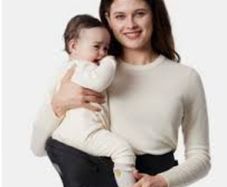 Hip baby seat belt